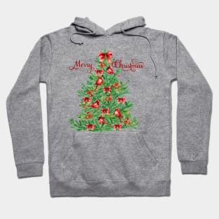 Red Cardinal Christmas Beauty B2 Hoodie